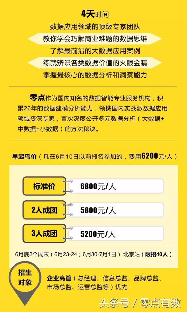 零点携手业界知名专家,打造价值百万的大数据实战课首发启动