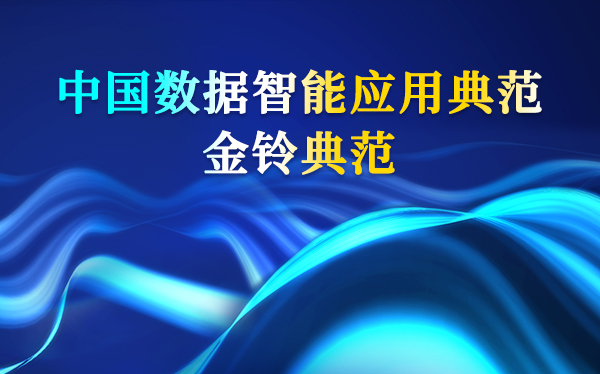 中国数据智能应用典范金铃典范